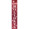 60-Inch Happy Holidays Wall Stencil | 3818L by Designer Stencils | Word &#x26; Phrase Stencils | Reusable Art Craft Stencils for Painting on Walls, Canvas, Wood | Reusable Plastic Paint Stencil for Home Makeover | Easy to Use &#x26; Clean Art Stencil